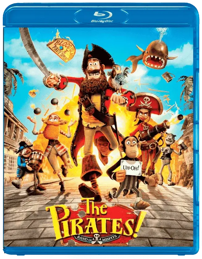 The Pirates! Band of Misfits 3D Blu Ray 2012