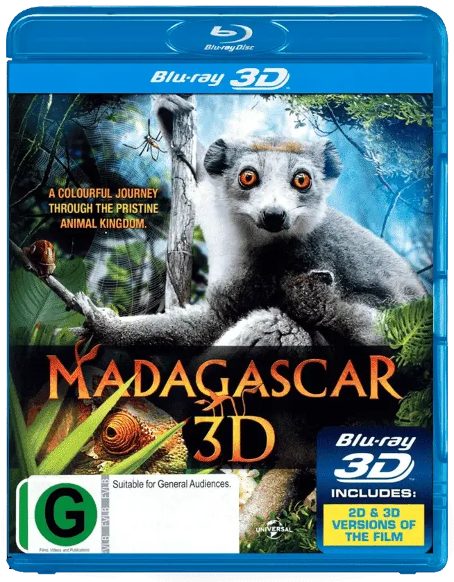 Madagascar 3D Blu Ray 2013