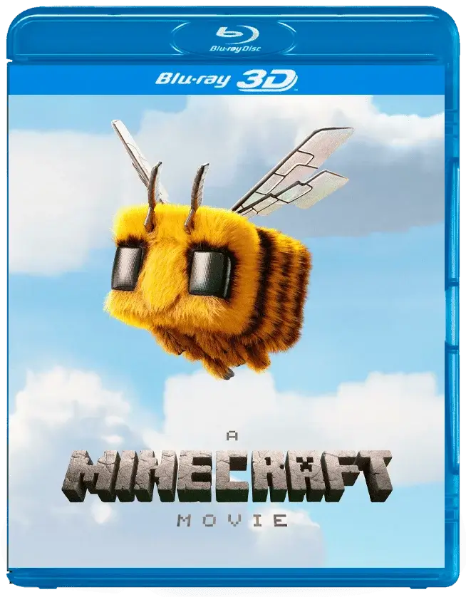 A Minecraft Movie 3D Blu Ray 2025