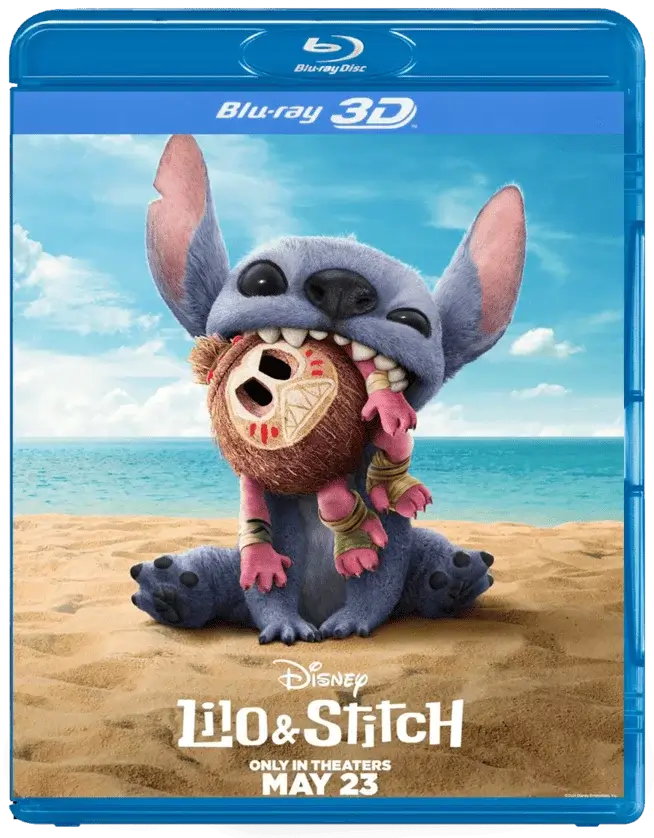 Lilo & Stitch 3D Blu Ray 2025