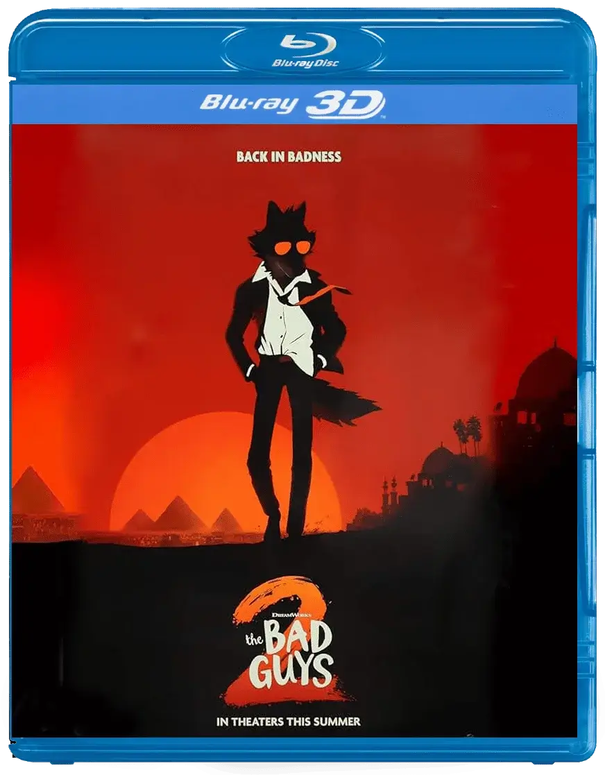 The Bad Guys 2 3D Blu Ray 2025