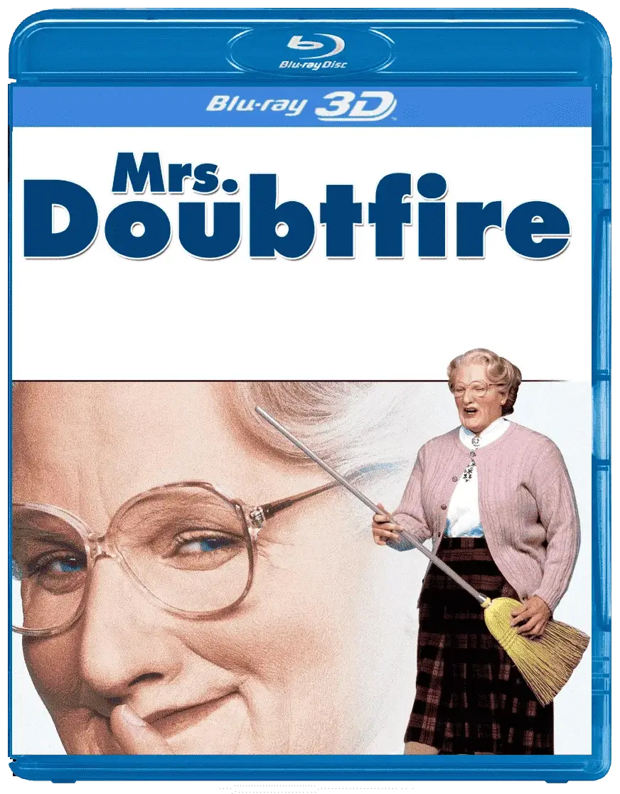Mrs. Doubtfire 3D Blu Ray 1993